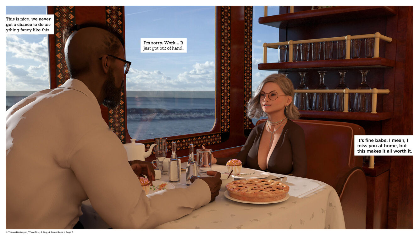 [Vanilla][Comic] Gwen Gets Dined & Drilled On A Train